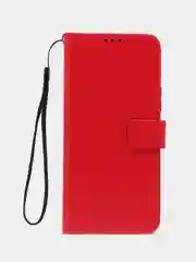 Красный чехол-книжка с магнитной застежкой для Vivo Y17s 4G (Виво y17с 4Г)
