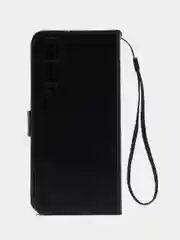 Черный чехол-книжка с магнитной застежкой для Vivo Y17s 4G (Виво y17с 4Г)