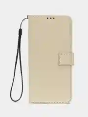 Золотой чехол-книжка с магнитной застежкой для Redmi Note 13 Pro 5G (Редми Ноут 13 Про 5Г)