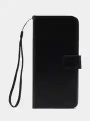 Черный чехол-книжка с магнитной застежкой для Redmi Note 13 Pro 5G (Редми Ноут 13 Про 5Г)