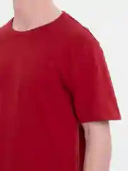 Бордовый футболка Oversize