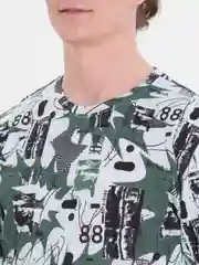 Зеленый футболка мужская