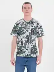 Зеленый футболка мужская