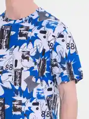 Синий футболка мужская