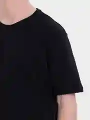 Черный футболка мужская, хлопок, однотонная