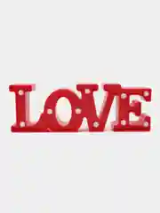 Алый светодиодный LED светильник LOVE (Сердце)