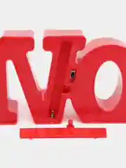 Алый светодиодный LED светильник LOVE (Сердце)