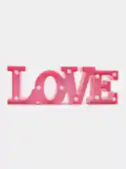 Розовый светодиодный LED светильник LOVE (Сердце)