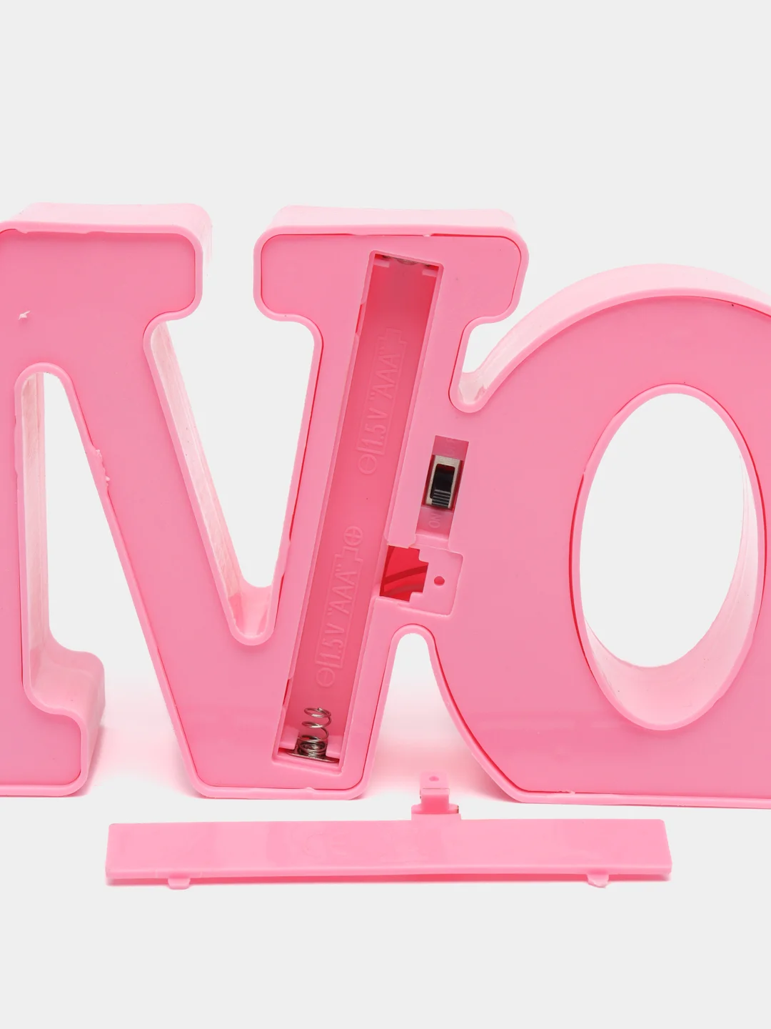 Розовый светодиодный LED светильник LOVE (Сердце)