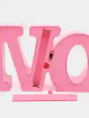 Розовый светодиодный LED светильник LOVE (Сердце)