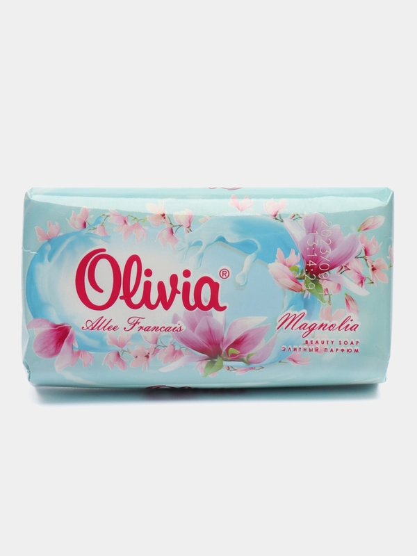 Мыло твердое, туалетное, для рук, ALVIERO Olivia Allee Francais, Магнолия, 140гр