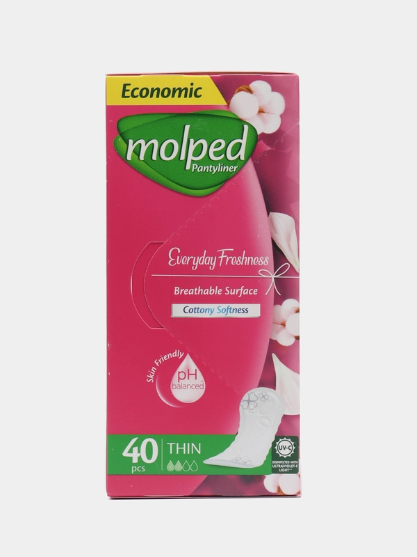 Ежедневные прокладки, женские, гигиенические MOLPED Everyday Freshness, 40 шт