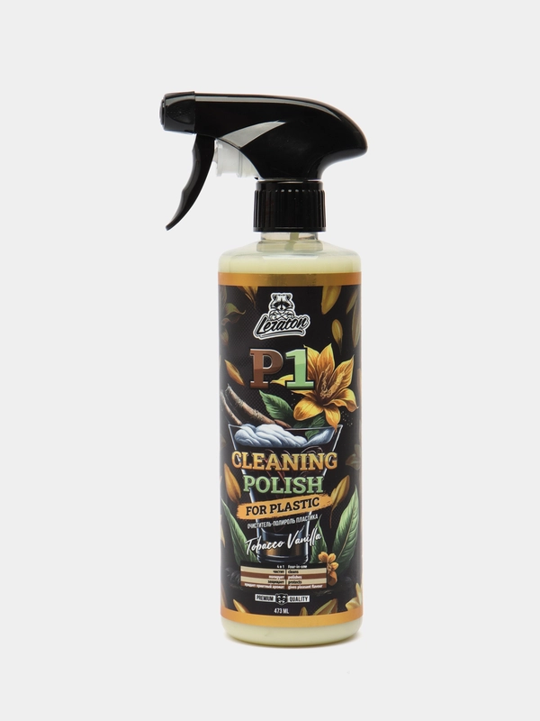 Очиститель-полироль пластика LERATON P1 TOBACCO VANILLA 473мл