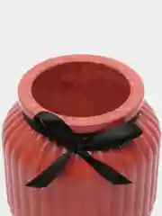 Медный декоративный гипсовый горшочек с крышечкой (кашпо)