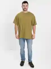 Хаки футболка Oversize