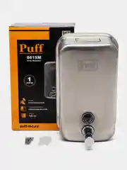 Хром 1402.097 Дозатор для жидкого мыла из нерж. стали, матовый Puff-8615m, хром матовый,1000 мл