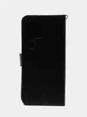 Черный чехол-книжка с магнитной застежкой для Samsung Galaxy S24 Ultra Самсунг Галакси С24 Ультра