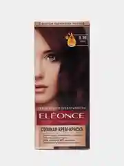 Стойкая крем краска для волос с маслами ростков пшеницы Eleonce 5.36, слива