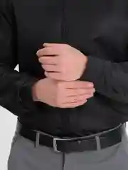 Черный рубашка мужская классическая