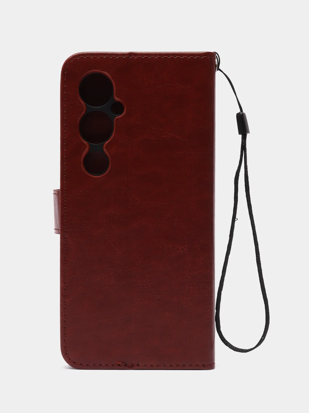 Багровый чехол-книжка с магнитной застежкой для Tecno POVA 4 Pro (Техно Пова 4 Про)