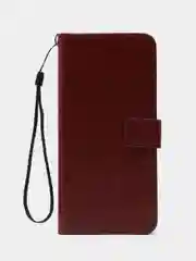 Багровый чехол-книжка с магнитной застежкой для Tecno POVA 4 Pro (Техно Пова 4 Про)