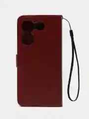 Багровый чехол-книжка с магнитной застежкой для Tecno Camon 20 Pro 5G (Техно Камон 20 Про 5Г)