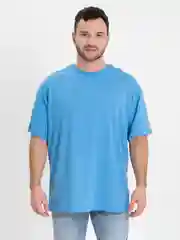 Лазурный футболка Oversize