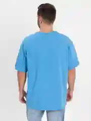Лазурный футболка Oversize