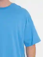 Лазурный футболка Oversize