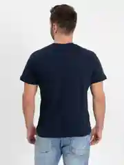 Индиго футболка мужская однотонная, хлопок 100%