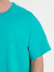 Бирюзовый футболка Oversize