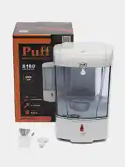 Белый 1402.112 Автоматический дозатор для мыла Puff - 8180, 600мл, белый, 18х12х11 см