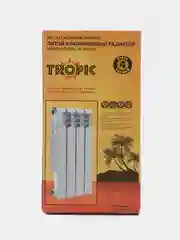 Белый 7601.018  Радиатор "Tropic" 500x100 алюминиевый, 4 секции