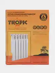 Белый 7601.028 Радиатор "Tropic" 500x100 алюминиевый, 6 секций