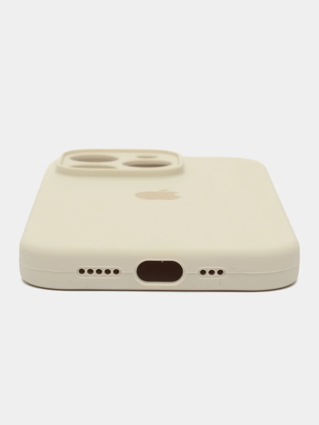 Белый чехол iPhone, Айфон 11, 13, 14, 15, Pro, Max, силиконовый, Silicone Case, Про Макс