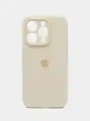Белый чехол iPhone, Айфон 11, 13, 14, 15, Pro, Max, силиконовый, Silicone Case, Про Макс