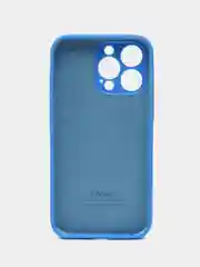 Синий чехол iPhone, Айфон 11, 13, 14, 15, Pro, Max, силиконовый, Silicone Case, Про Макс