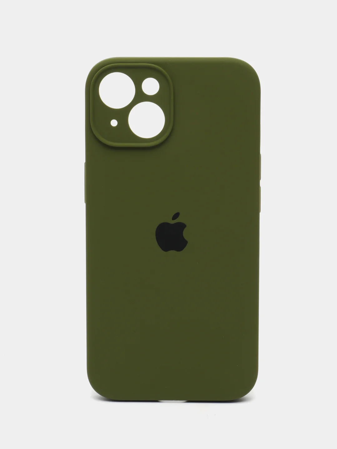 Хаки чехол iPhone, Айфон 11, 13, 14, 15, Pro, Max, силиконовый, Silicone Case, Про Макс