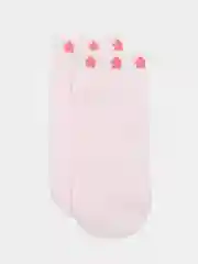 Розовый женские короткие носки