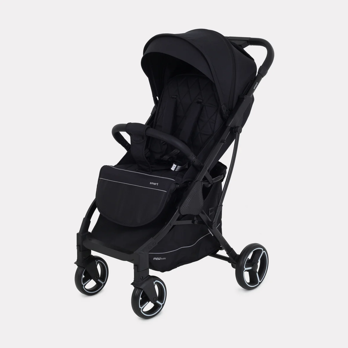 Коляска прогулочная детская всесезонная с большими колесами MowBaby Smart MB101