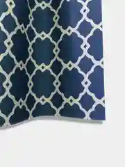 Занавеска для ВК, полиэстер, 180 х 180 см, Loft Blue PR180180024 (12 пластиковых колец)