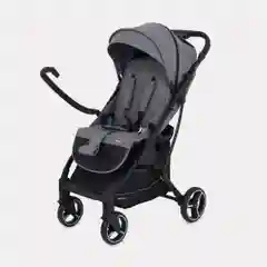 Серый коляска прогулочная детская всесезонная с большими колесами MowBaby Smart MB101