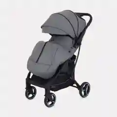 Серый коляска прогулочная детская всесезонная с большими колесами MowBaby Smart MB101