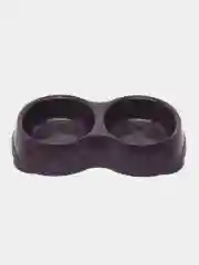 Шоколадный миска для кошек и собак, двойная, 2*250 мл