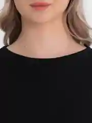 Черный платье женское в рубчик