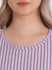 Розовый туника женская