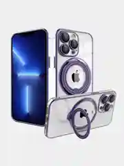 Чехол MagSafe (Магсейф) для айфон iPhone 11 12 13 14 Pro Max с кольцом защитой камеры