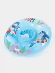 Небесно-голубой надувной круг для детей