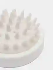 Белый массажная щетка средней жесткости для  для кожи головы, тела, массажер для мытья волос