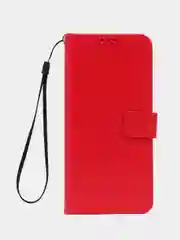 Красный чехол-книжка с магнитной застежкой для Infinix Note 30 VIP (Инфиникс Ноут 30 Вип)